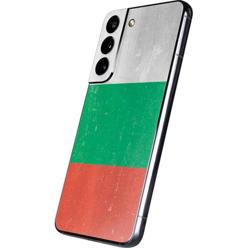 Bulgarian Flag Distressed Galaxy S22 Skin